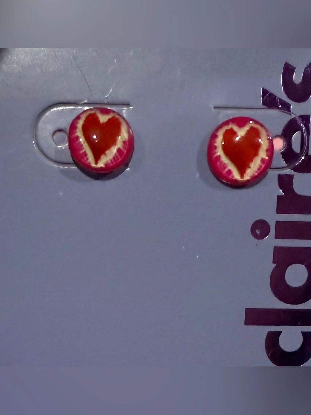 Claire’s Sensitive Solutions 5 Pair Earring Lot NWT Cat Heart Flower Leaf